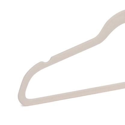 Amazon Basics Space Saving Slim Velvet Non-Slip Suit Clothes Hangers, Sturdy Construction, Closet Organizer, Pack of 50, Blush Pink/Rose Gold
